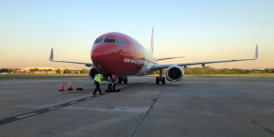 El cuarto avión de Norwegian Air Argentina ya llegó a Ezeiza